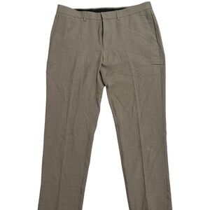 Kenneth Cole Men's Slim Fit Techni-Cole Performance Pants Taupe 36 W 30 L NWOT